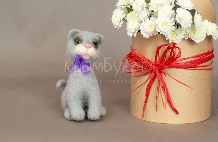 Игрушка из войлока «Кот» Игрушка из войлока «Кот»